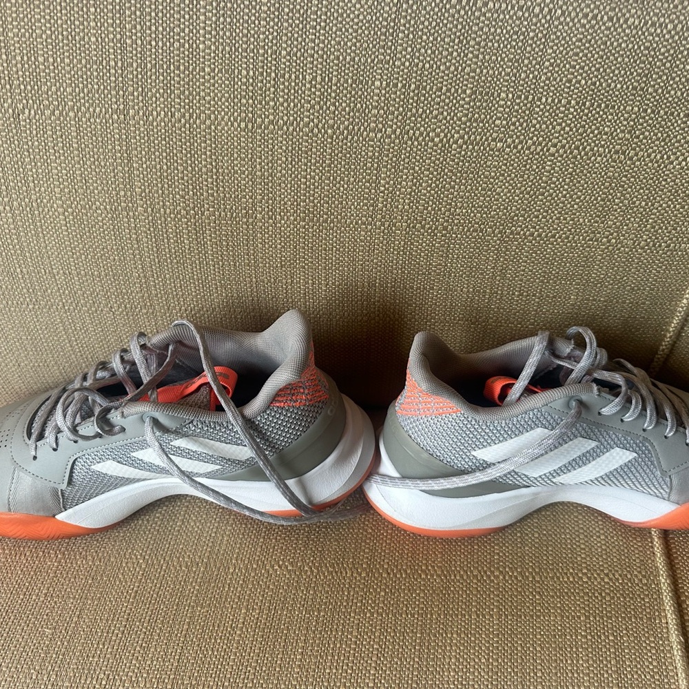 adidas Gray and Orange Athletic Shoes